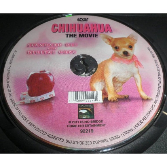 Chihuahua: The Movie (DVD 2011) Excellent Condition, NR Comedy - Picture 4 of 4